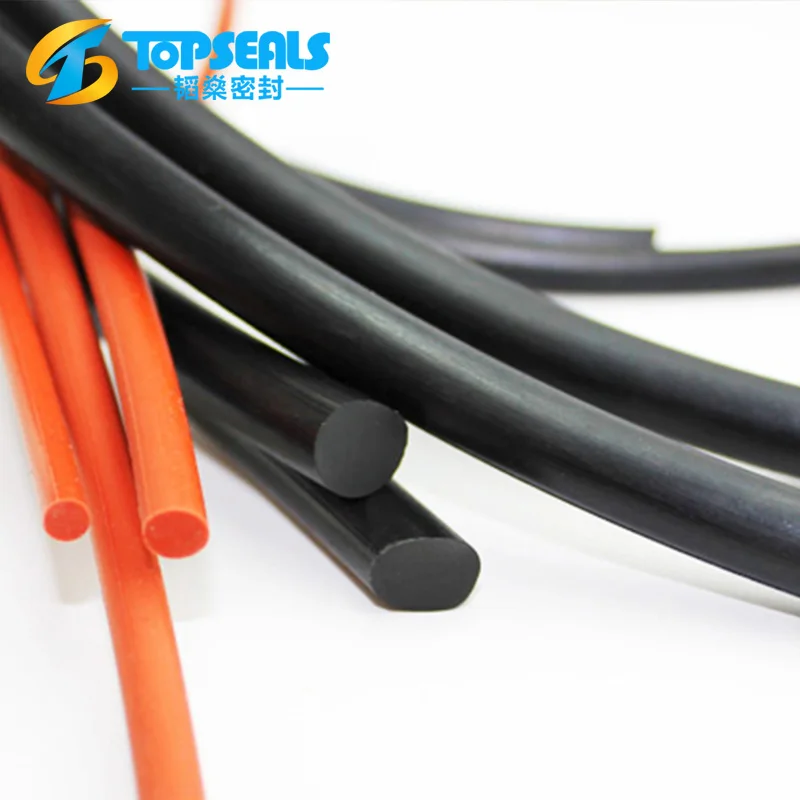 High Quality Factory Customized solid or sponge Rubber NBR Silicone FKM o-ring Cord o ring cord