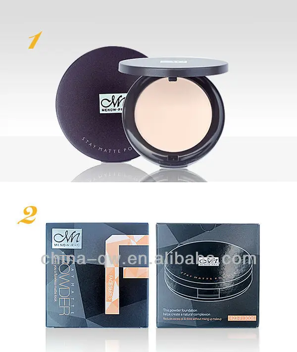 Menow F13006 OEM\ODM private label makeup foundation waterproof matte concealer Powder cake women cosmetics factory wholesale