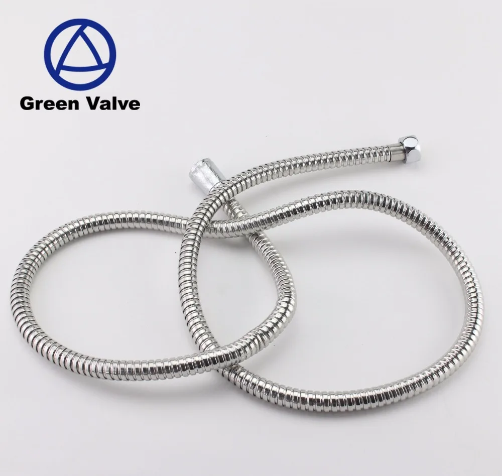 
Green-GutenTop Double Lock with Brass Nut stainless steel wire braiding toilet flexible shower hose 
