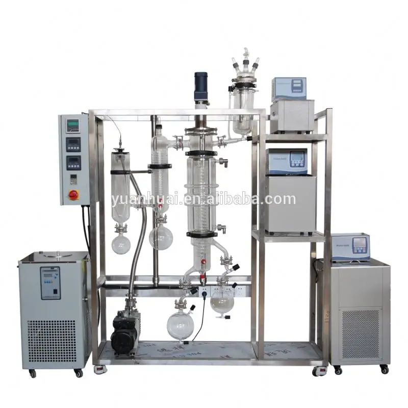 YHCHEM 6 inch continuous working wiped thin film molecular evaporator with only 2 weeks fast delivery
