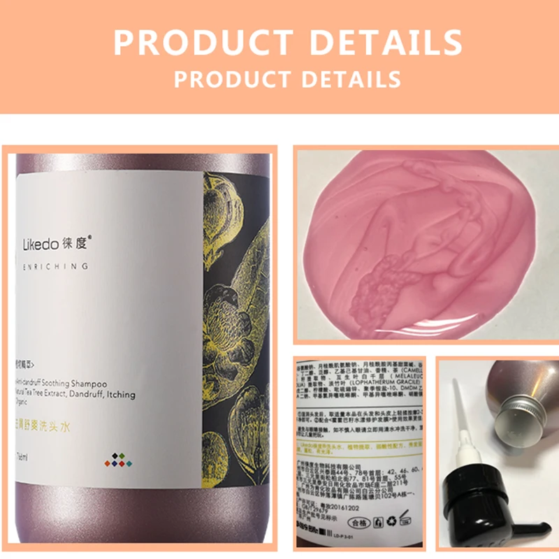 Natural herbal shampoo has an automatic hair loss shampoo likedo