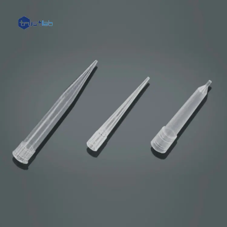 Laboratory plastic micro blue yellow natural Finland Gilson  tip pipette