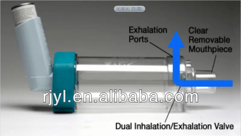 Metered Dose Inhaler holding chamber for asthma treatment