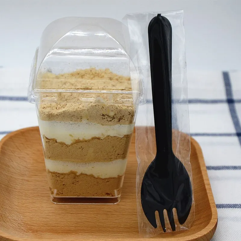 
Food grade Round or square Packaging Best Selling 6oz 8OZ Takeaway PS clear Plastic icecream cup 