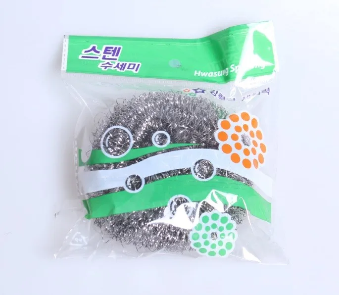 Silver Cleaning Scrubber Roll, Metal Scourer,Mesh Scourer Galvanized Mesh Roll