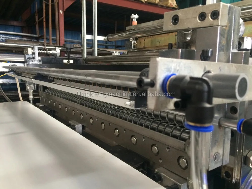 Zhejiang Wenzhou nylon PE HDPE Plastic bag cutting machine