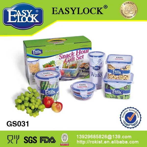 Набор: пластиковый контейнер пищи: LFGB Сертификация
