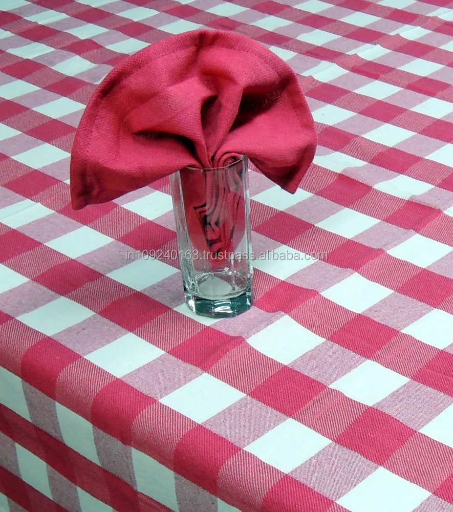 100% Cotton Table Cloth Printed Embroidery Customized Size Design Pattern Table Napkin Home Textiles Bulk Embroidered