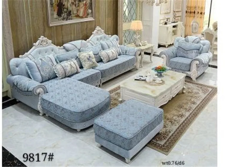 bright-colored leather sofa sets for living room modern