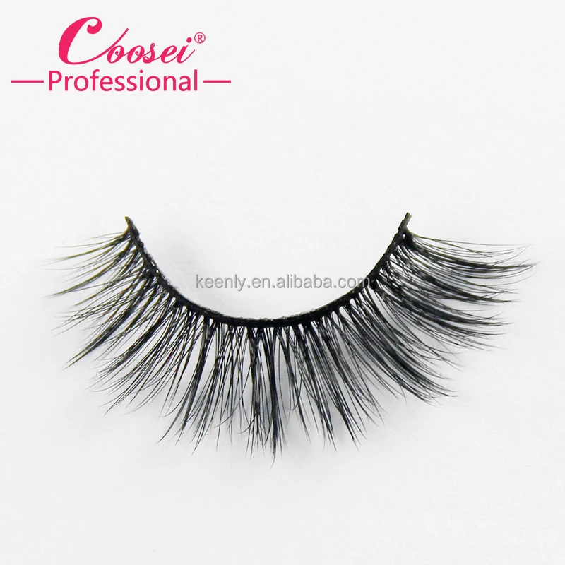 Cheap wholesale pairs silk mink lashes 3D fiber synthetic hair false eyelashes