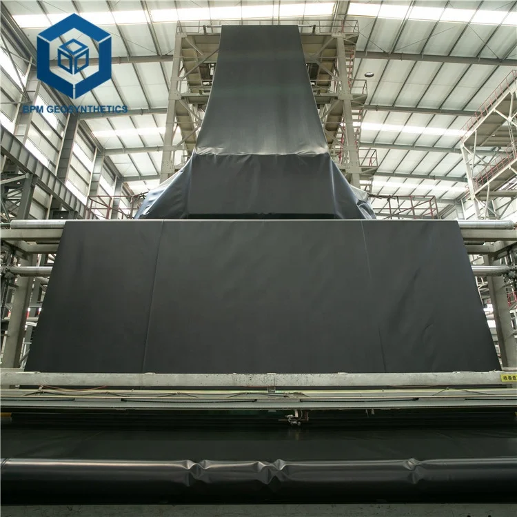 black hdpe fish farming pond liner geomembrane