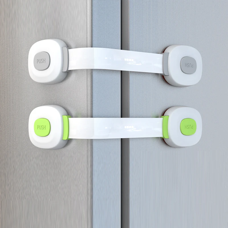 Шкафы с выдвижными холодильник малышу мебель ремень защелки клей ребенок Детская безопасность замки комплект uw-077