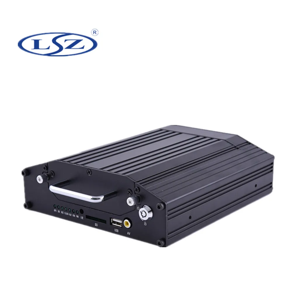 4 канала 720 P ahd hdd мобильный видеорегистратор с GPS для шины безопасности