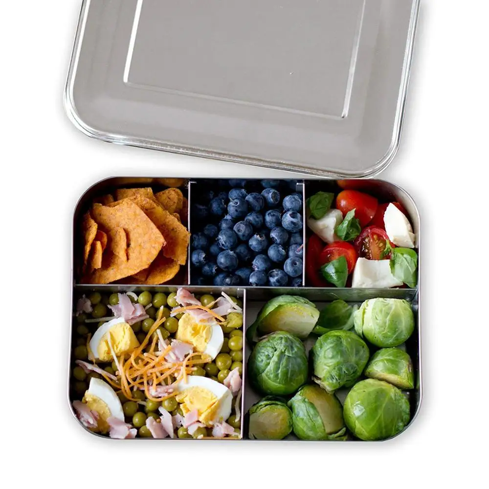 Amazon Ланч-бокс из нержавеющей стали биоразлагаемый пищевой