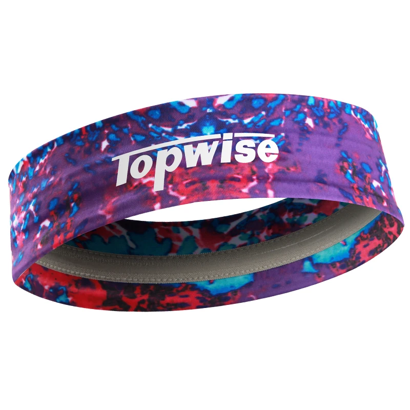 Moisture wicking sports style custom nylon headband women