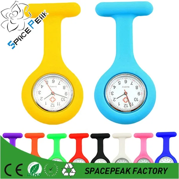 100% high quality New nurse silicone fob watch,nurse watch white