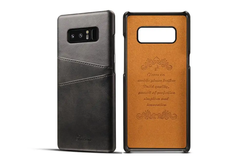 Sale Calf striae wallet cell phone case, PU leather case phone for Samsung Galaxy Note 8 case