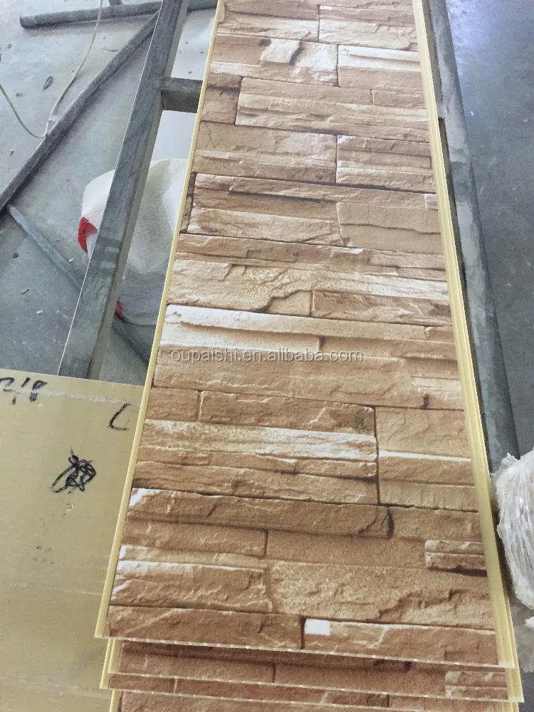 Hot Sale 3D Design Laminated Pvc Wall Panel For Home Decoration