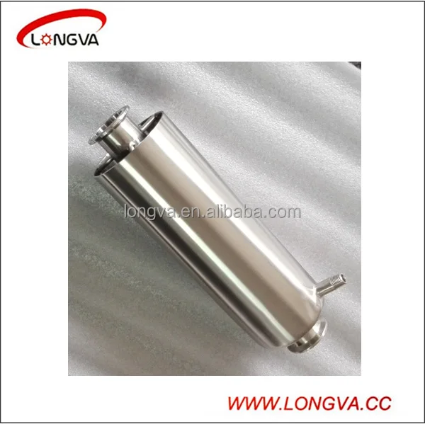 3 inch  diameters 18 inch length stainless steel sanitary tri-clamp ends  jacketed spools