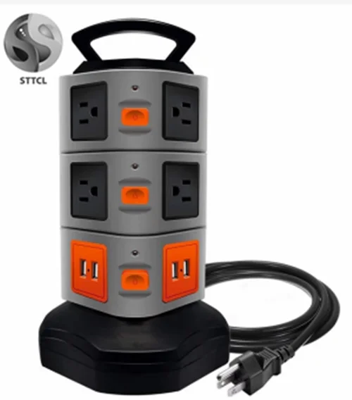  Hot Selling Manufacturer Power Strip Tower With USB Surge Protector Good Quality Usb