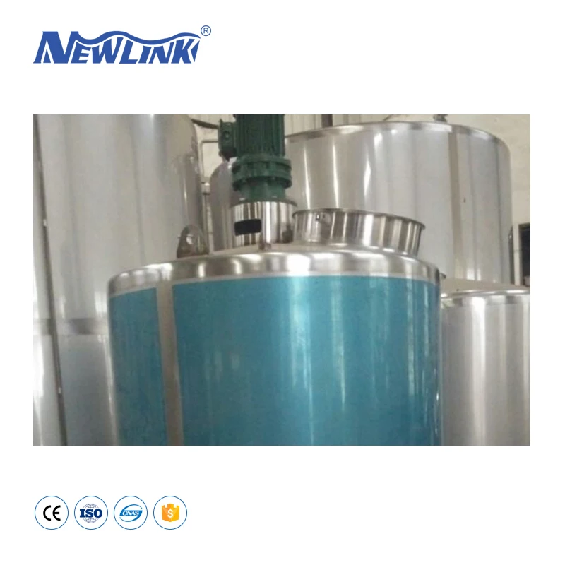 Coconut Water Storage Mixing Cooling Jacketed Tank