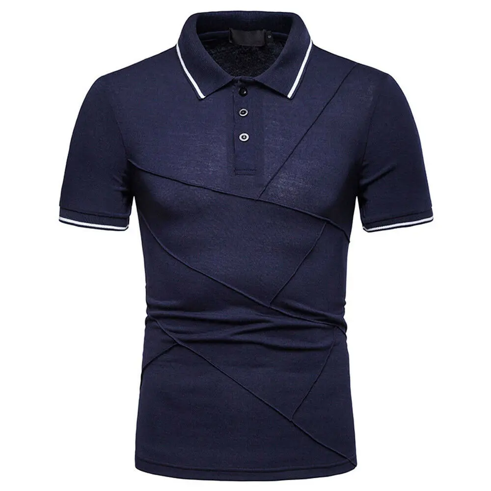 wholesale solid color polo shirts men 100% cotton custom china online shopping