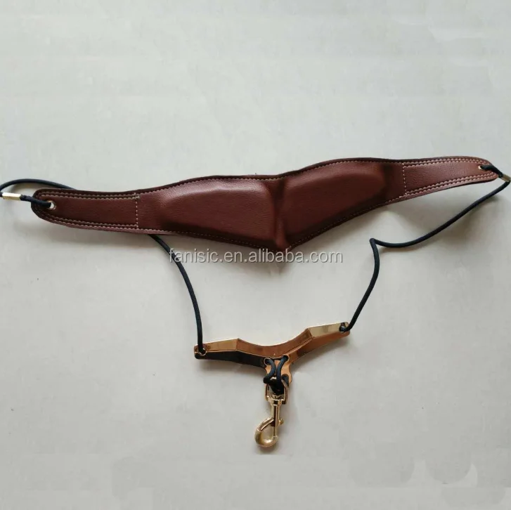 Saxophone neck straps from china of genuine leather neck strap