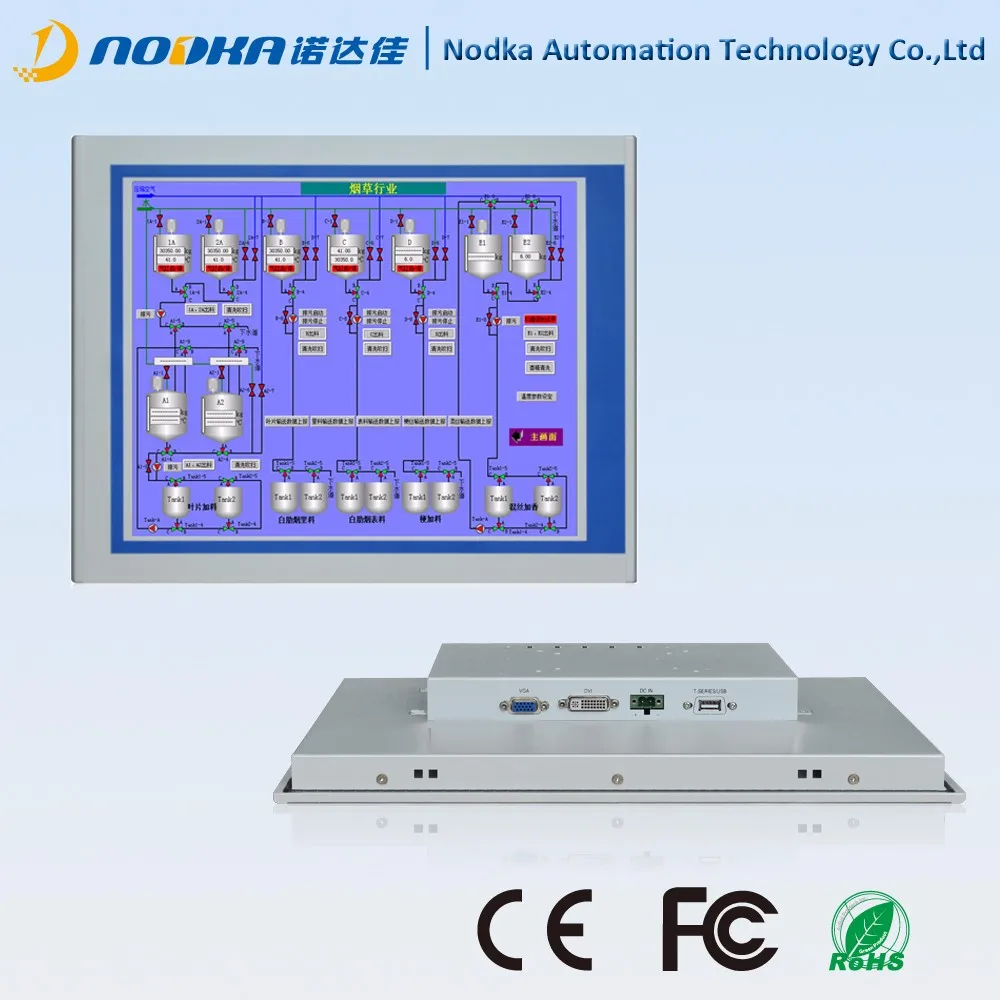 15 inch USB Touch Screen Monitor for Desktop Computer Brightness 450cd