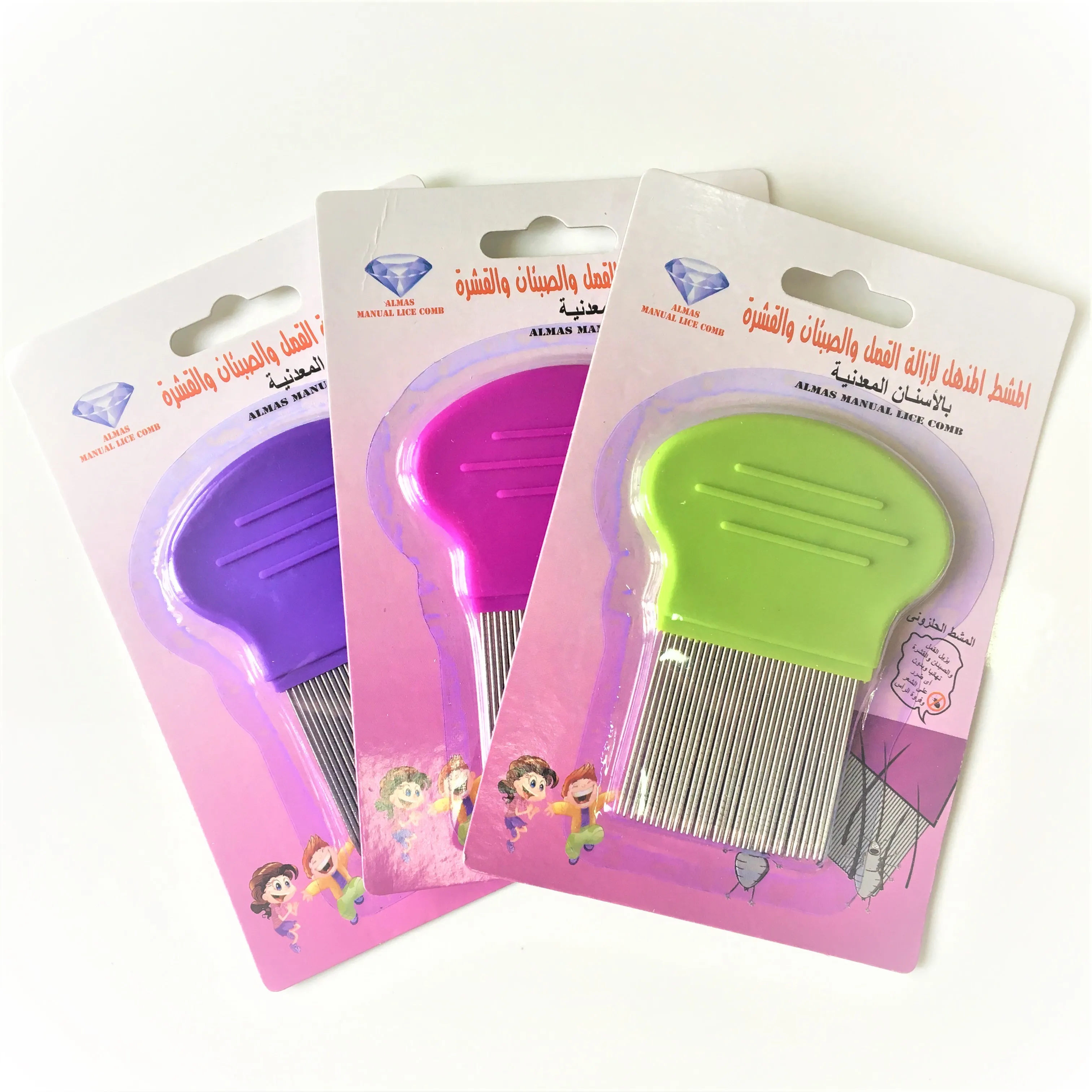 Wholesale promotion high quality head lice nit flea comb