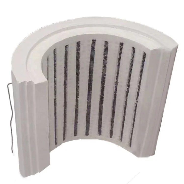 1200 Degree Furnace Spare Parts Ceramic Fiber Chamber for Tube Furnace