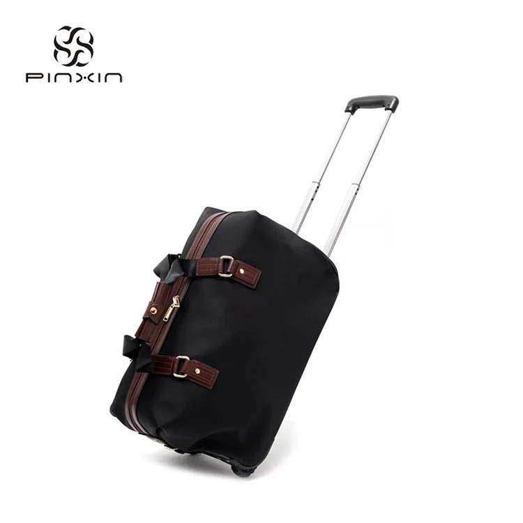 
Customized New Design Black Luggage Bag Travel Trolley Luggage Travel Bag Trolley 