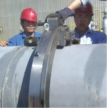 Clam shell Pipe Cold Cutting Equipment Poratble Beveller