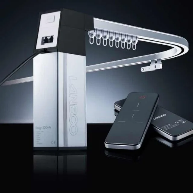 LANBOO Easily Assembled Wireless curtain control motor