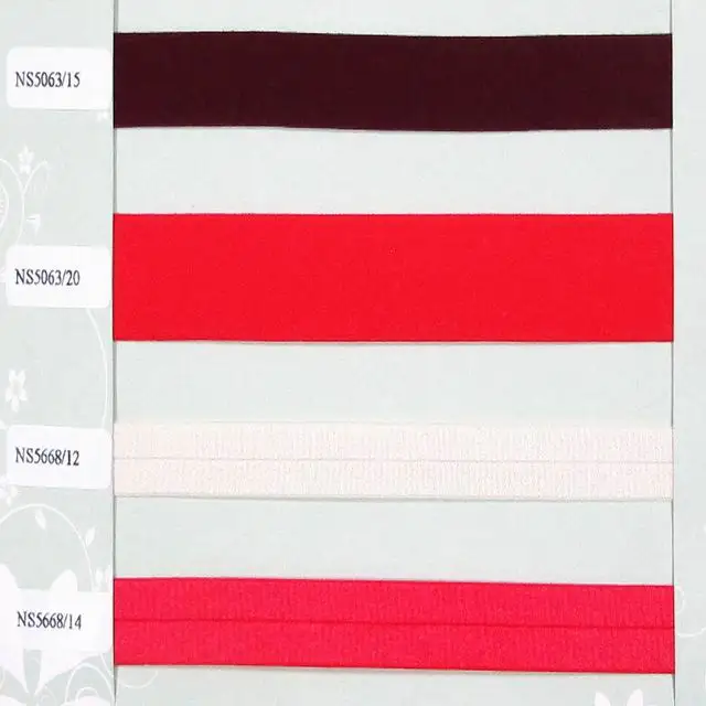 Factory Wholesale polyamide narrow woven tape bra strap wire casing