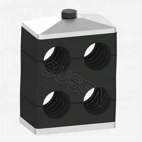 hydraulic double small pipe clamp twin pipe clamp stauff clamp
