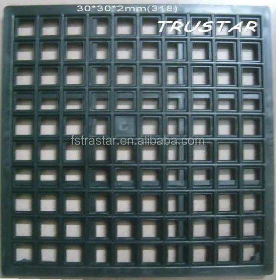 DIY Plastic Mosaic tile grid tool for easy glass mosaic tile mounting