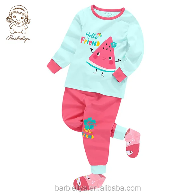 
Manufacturelong sleeve kids sleeping suit pajamas 