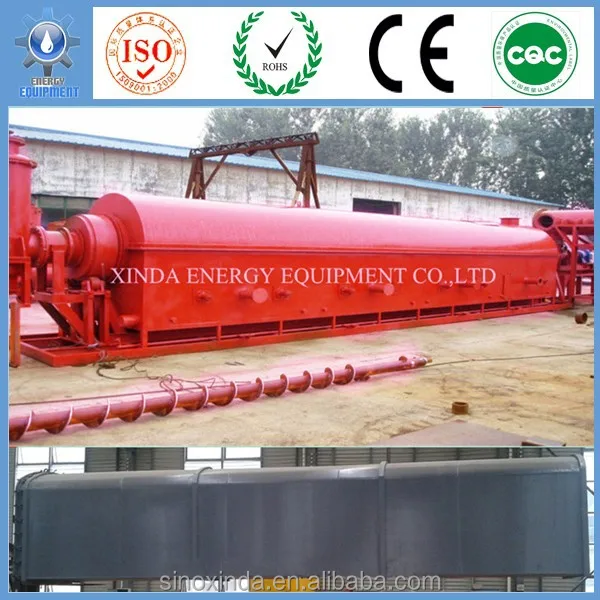 
continuous pyrolysis plant as 3 times efficiency as other plants widely used for recycling wastes 