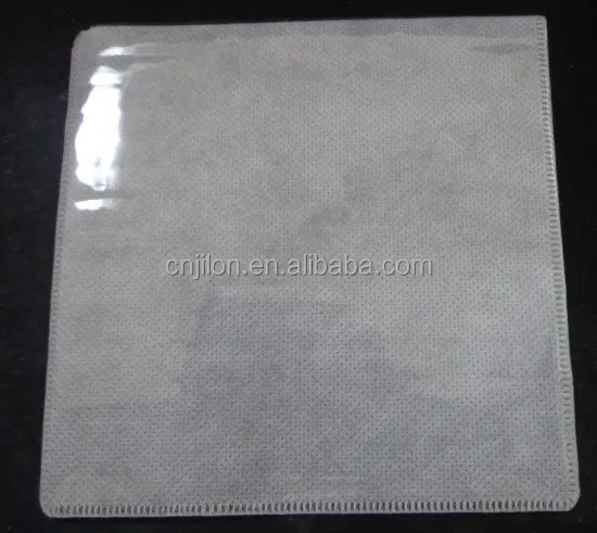 One Side PP+Non-woven Material CD Transparent Plastic Sleeve Packaging