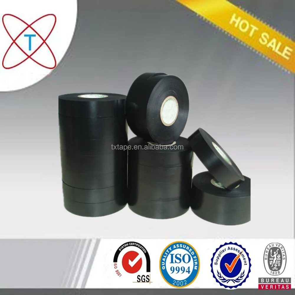 2022 TongXie Black PVC Premium Grade Electrical Tape Detectable Tape Caution tape