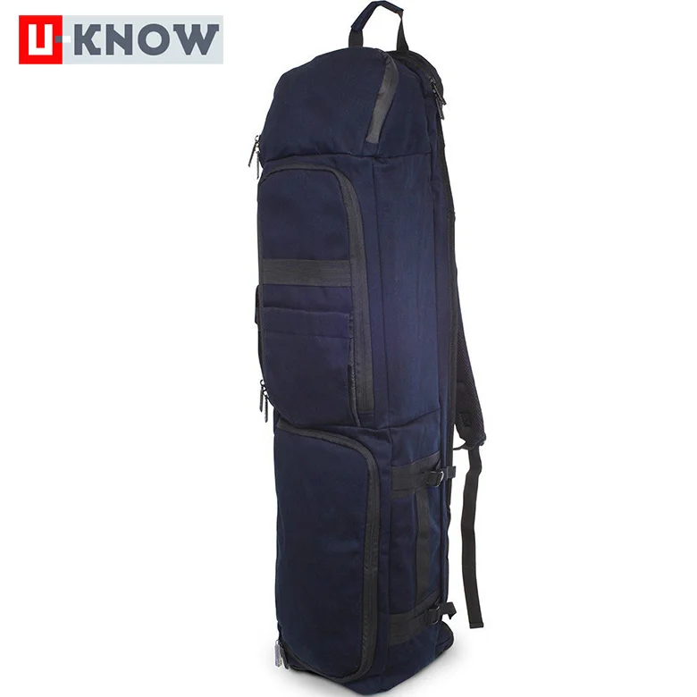 Field hockey backpack 110cm large size waterproof customized field hockey stick bags for 4 sticks with stick slot
