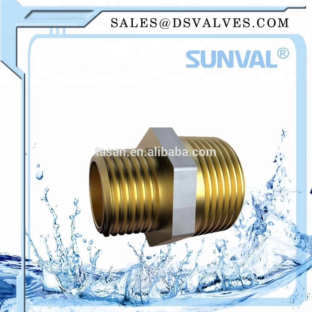 S7105 Brass Fitting reducing with bsp thread MXM FOR HPB57-3 material