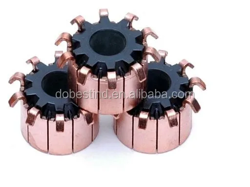 10 segments hook type starter commutators