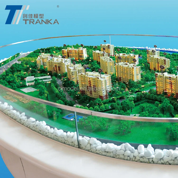 Customized Residential architectural scale model building , ho scale model trains