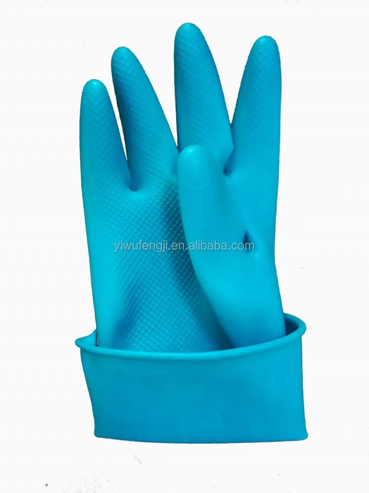 Long fancy household latex gloves/Fingerless Hand Protective Safety Gloves Household Latex Gloves