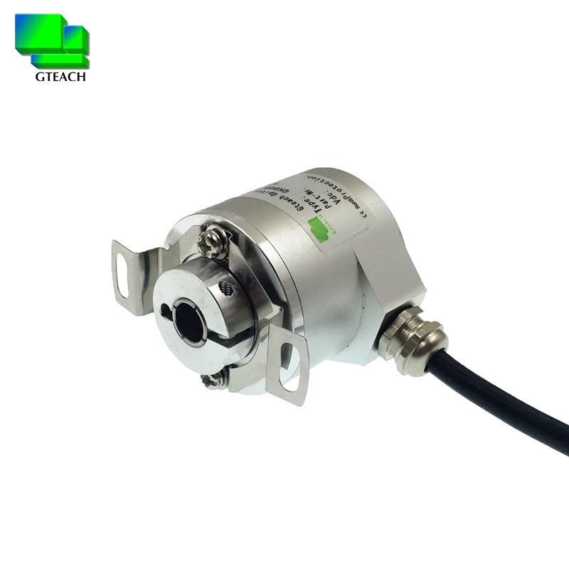 GKB Clamping flange 1024 ppr ABZ phase Half empty encoder diameter 38mm hollow shaft 8mm type optical incremental rotary encode