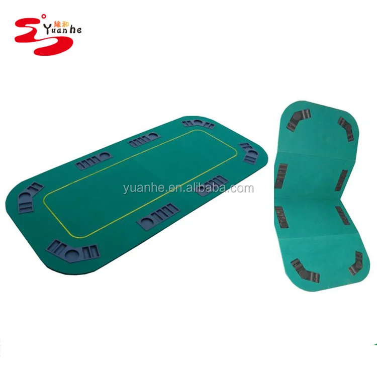 Высокое качество 2 боковых 79x36 дюймов Прямоугольник Техасский Холдем складной стол для игры в покер Топ