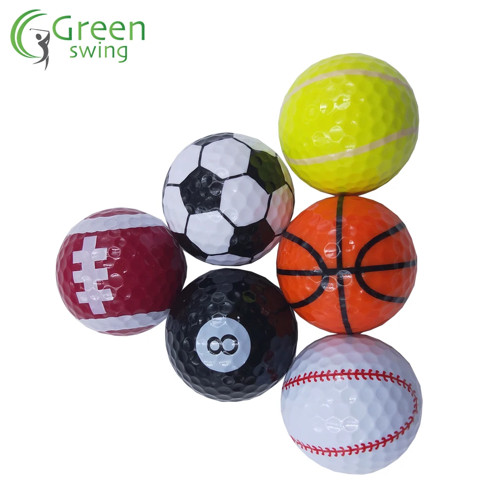 
Sports Soccer Pattern Set Golf Ball 