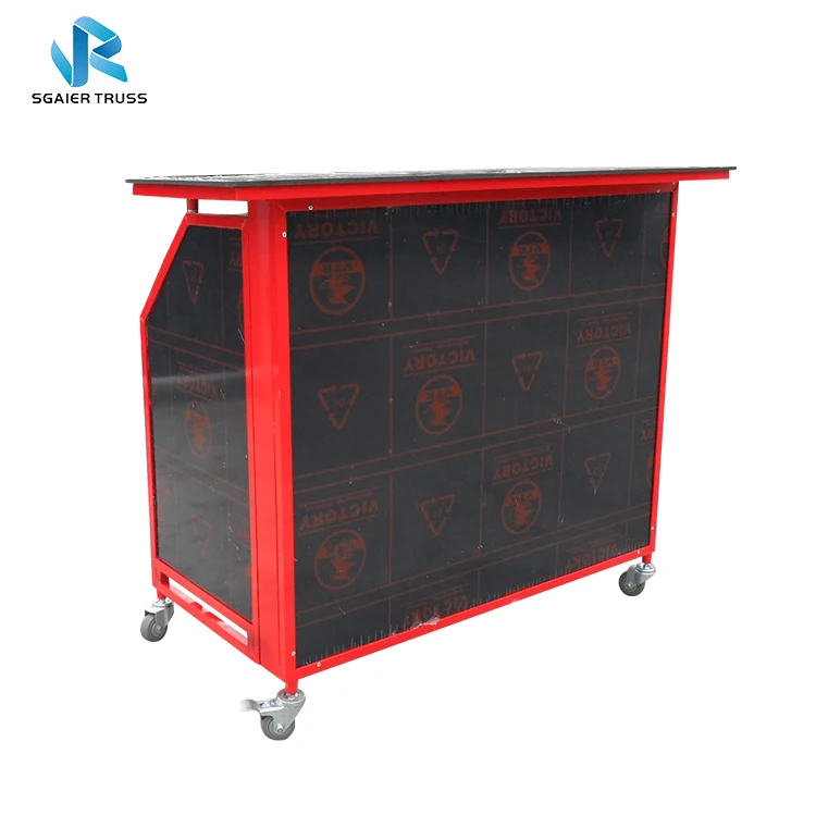 High Quality Mobile Portable Bar Counter With Wheels