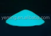 
aqua phosphorescent pigment/glow in dark powder/luminous pigment 